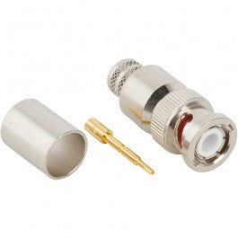 BNC Crimp Plug 50 Ohm -For LMRÂ<p>RapidTables ®<p> 400, Belden 9913, Nemal 1180 (Eq Amphenol 112563)
