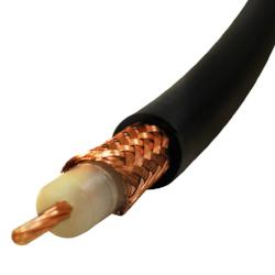 RG218/U 50 Ohm Coaxial Cable Copper Braid NCV Jacket-