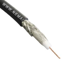 Video Coaxial Cable HD/SDI Flexible RG59 Type Stranded Flex Jacket