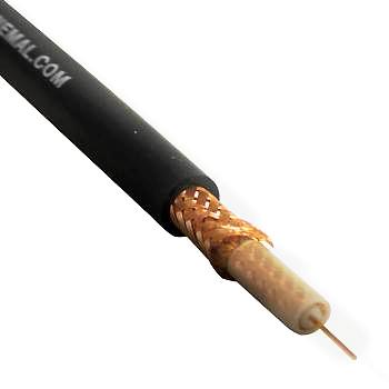 Video Triaxial Cable HD/SDI 75 Ohm 3/8" (9.5mm) Flex Jacket (BULK CABLE)