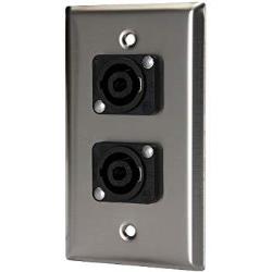 Wallplate - dual - NL2MP