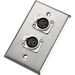 Wallplate - dual - NC3FD-L-1