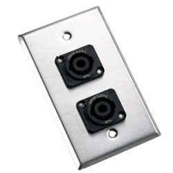 Wallplate - dual - NL4MP