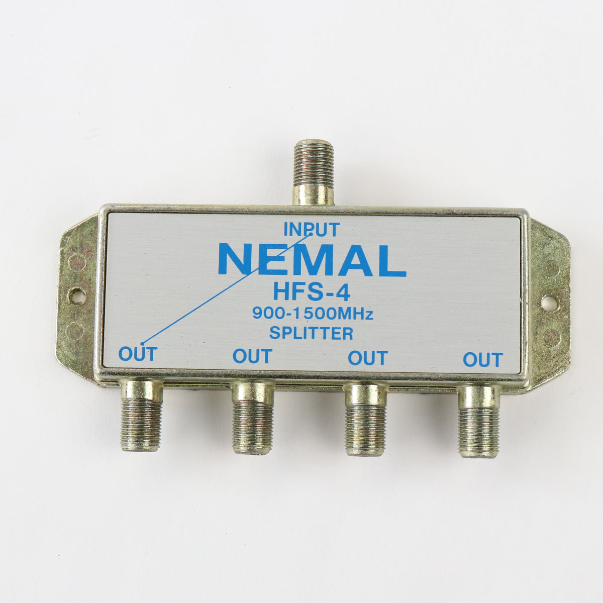 4-Way TV Splitter-75 Ohm-Type F-Power Passive