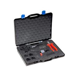 BNC Tool Case equipped with HX-R-BNC, PT-BNC, and CS-BNC.