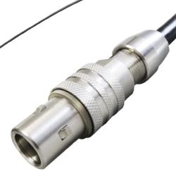 Video Triax Cable Assembly 1/2" (13mm) Kings Triloc Plug to Jack