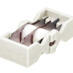 Coax cable stripper insert for cable O.D. ≤ 4.0 mm