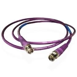 Video Cable Assy BNC Plug to Plug RG59HD Flex Type With Boots