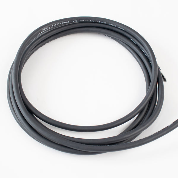 Microphone cable braid shield 2 conductor 20 awg flex jacket Nemal