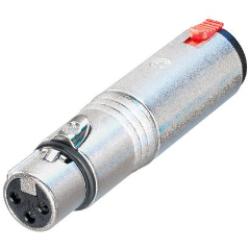 Adapter - Neutrik NA3FJ 3 pin female XLR to 1/4" stereo locking jack