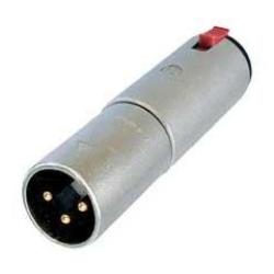 Adapter - Neutrik NA3MJ 3 pin male XLR to 1/4" stereo locking jack