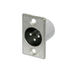 Neutrik NC3MP 3-Pin XLR Male Receptacle P Series