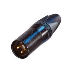 Neutrik NC3MXX-HA 3 Pin Crimp XLR Male Nickel Housing Silver Contacts