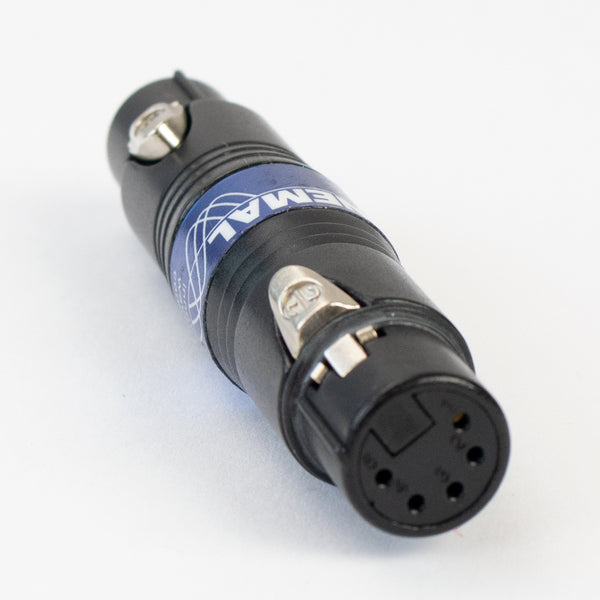 Nemal XLR 5-Pin Female-Female Inline Adapter