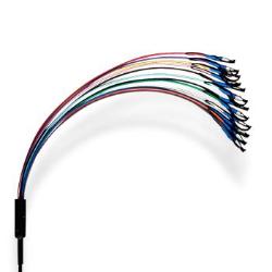 Broadcast Tactical 4 Fiber Single-mode Polyurethane Jacket terminated with LC connectors