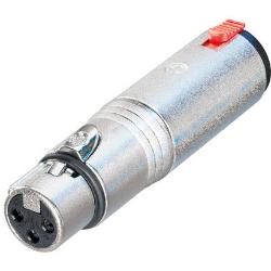 NA3FJ Audio Adapter XLR 3-Pin Female to 1/4" 3-Conductor Jack