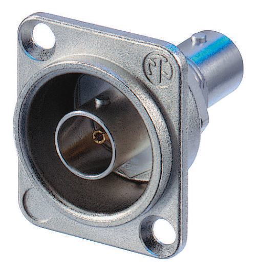 Neutrik NBB75DFG BNC Feedthrough Chassis Mount-Grounded