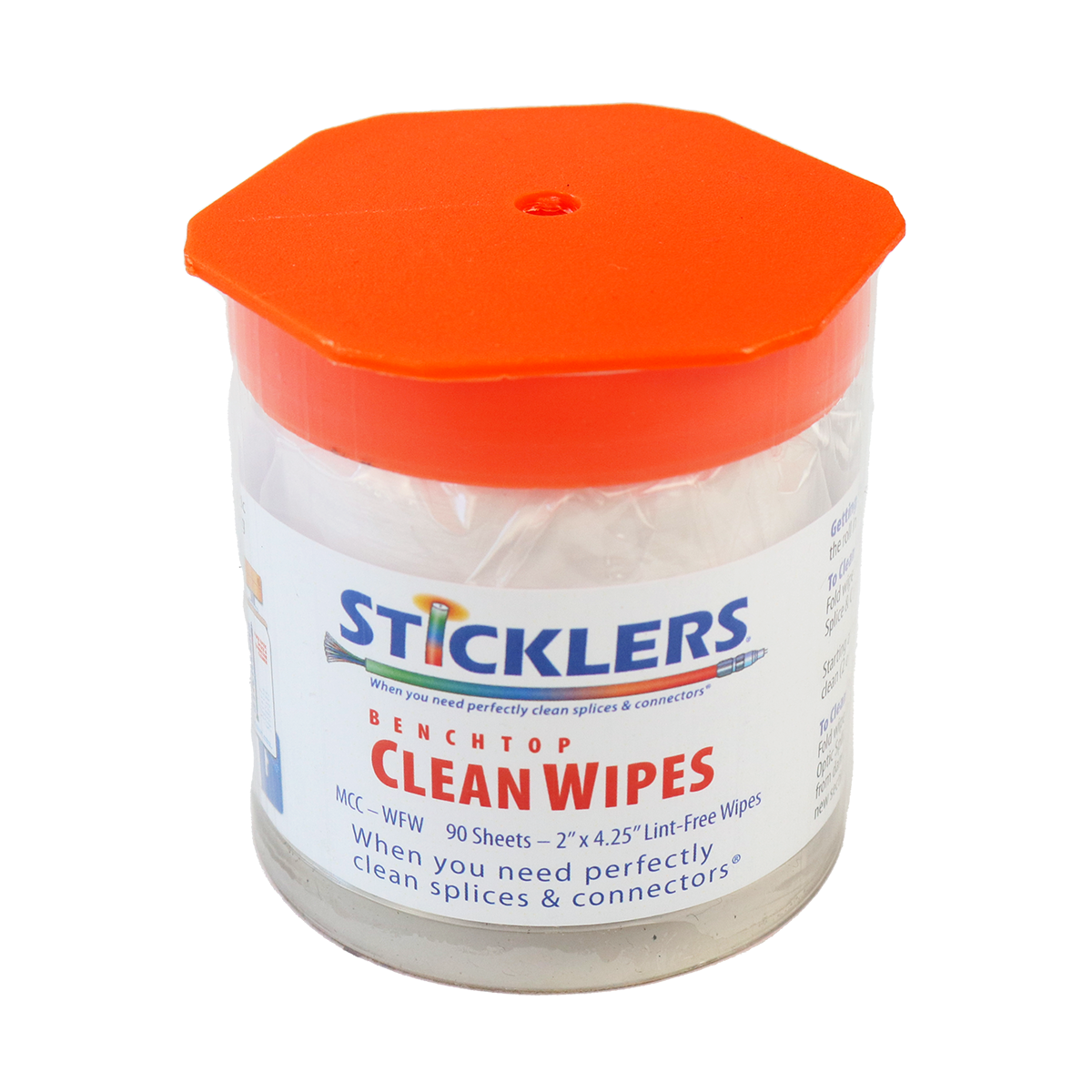 STICKLERS— 90 Wipes in Plastic Tube