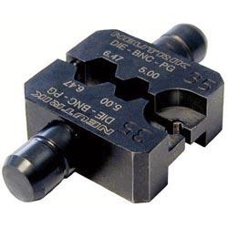 Die for HX-BNC crimp tool with Hex Crimp size: A (4.06mm) B (7.01mm) CP (1.6mm)
