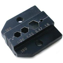 Die for HX-R-BNC crimp tool with Hex Crimp size: A (6.47mm) B (4.53mm) C (4.06mm) CP (1.6mm)