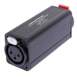 Adapter DI impedance match - 3 pin XLR F to RCA F 1:2