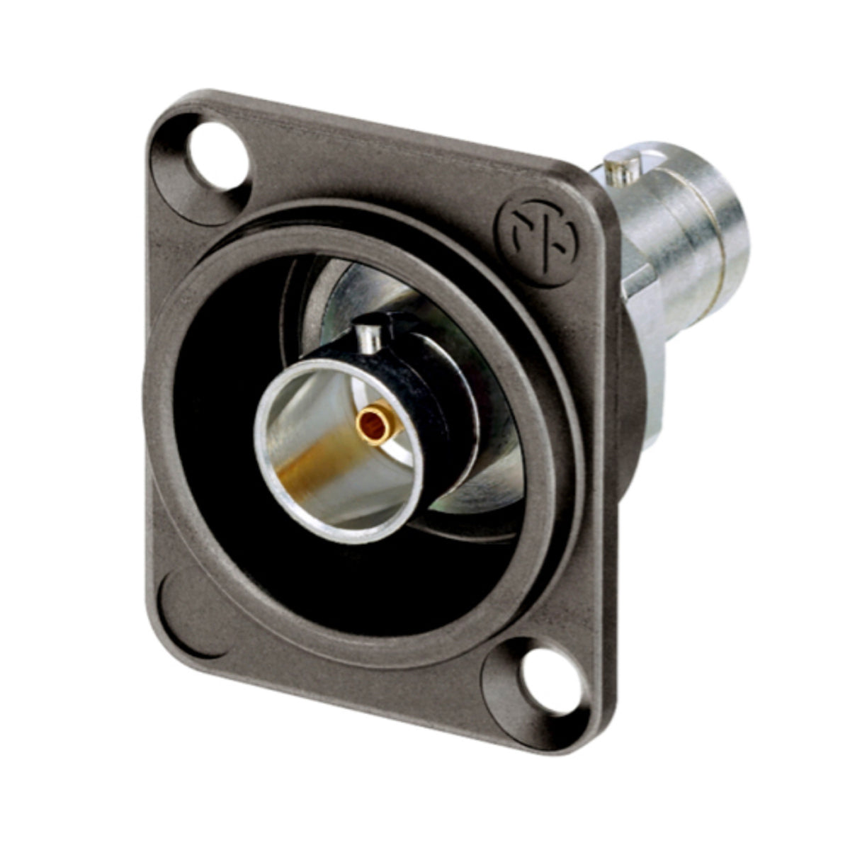 Neutrik 12G BNC Chassis Feedthrough Connector-Grounded