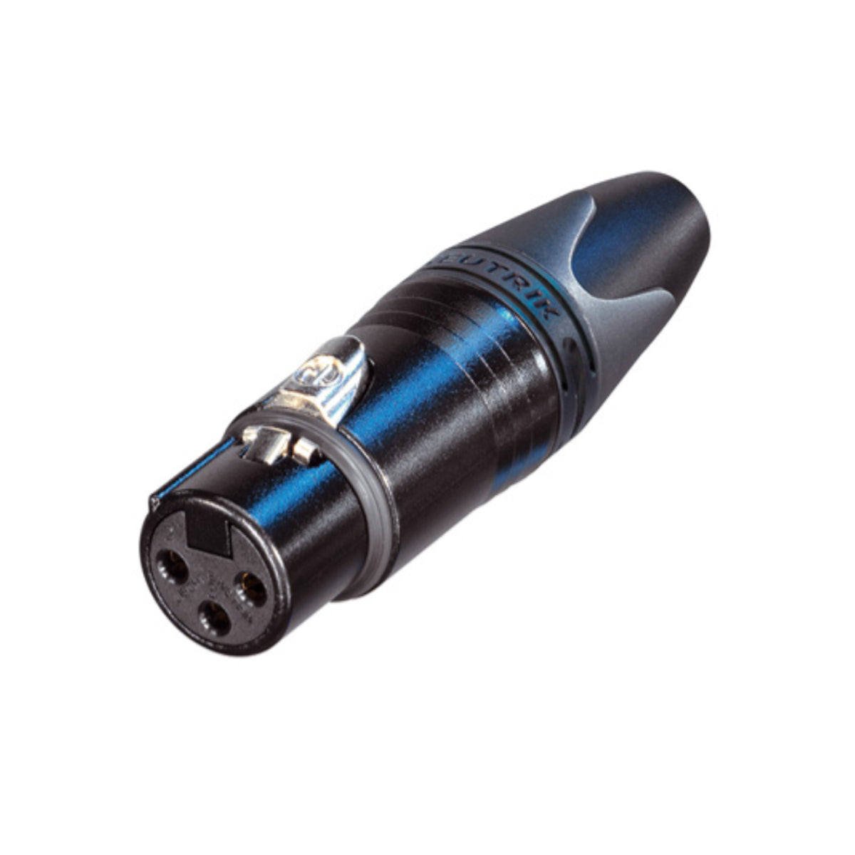 Neutrik NC3FXX-B 3 Pin XLR Female Black Housing Gold