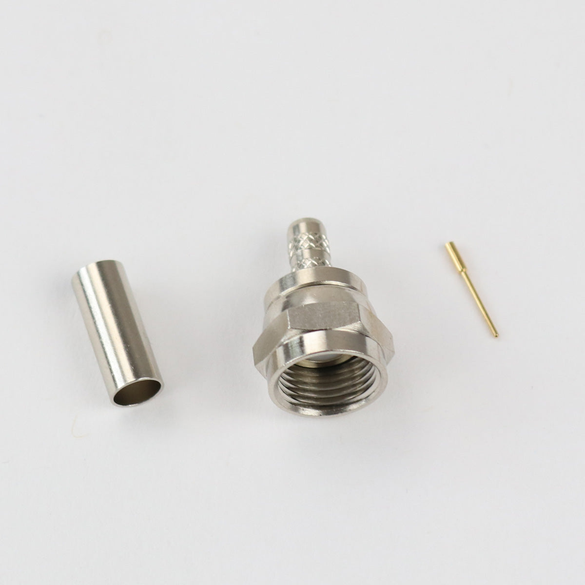 Type F Plug 75 Ohm-3 Piece Crimp For 1190/BEL1855A Coaxial Cables